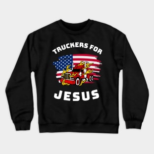 American Trucker, Truckers for Jesus RW Crewneck Sweatshirt